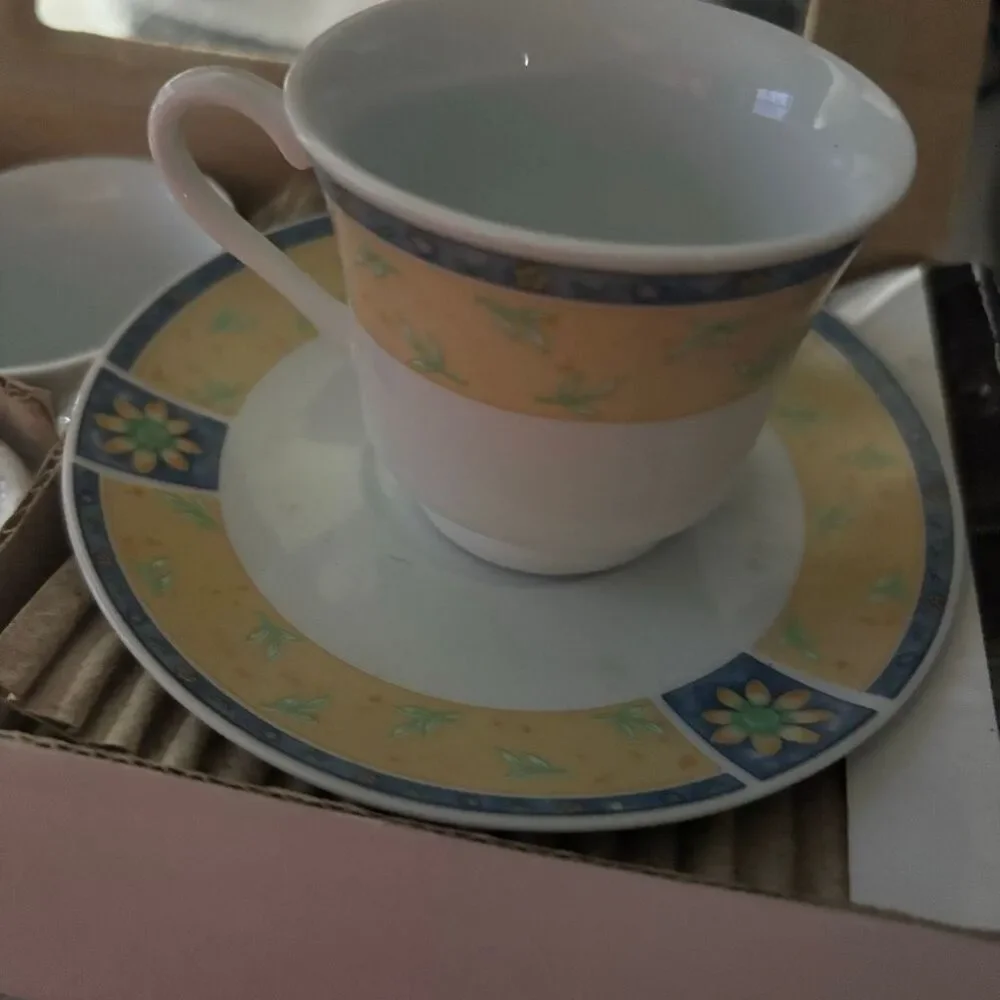 12 Piece Porcelain Coffee Set